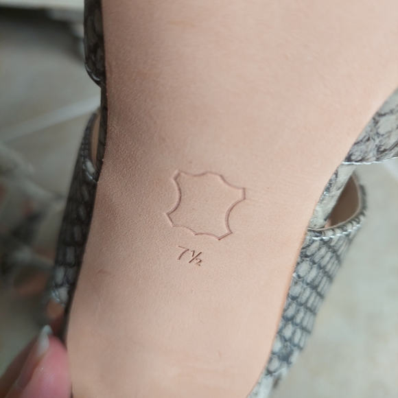 Free People J/Slides Snakeskin gladiator stilettos - Picture 4 of 5